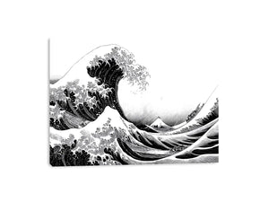 japanese wave line art canvas print modern living room ont601.webp