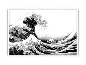 japanese wave line art canvas print modern living room ont601.webp
