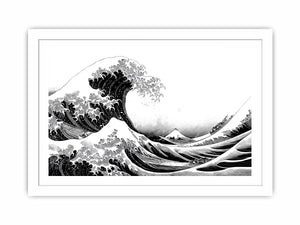 japanese wave line art canvas print modern living room ont601.webp