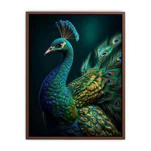 emerald peacock majesty luxury wildlife wall art.jpg