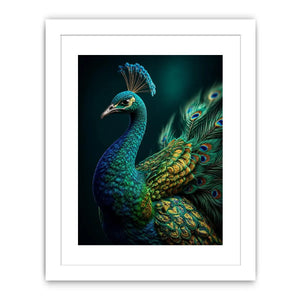 emerald peacock majesty luxury wildlife wall art.jpg