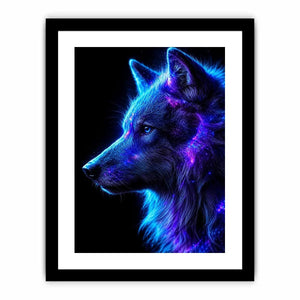 ain cosmic wolf canvas art modern living room