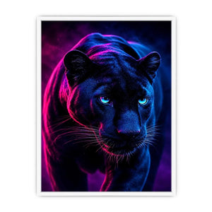 black panther wall art modern bedroom