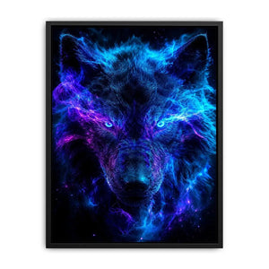 mystic wolf canvas art statement walls