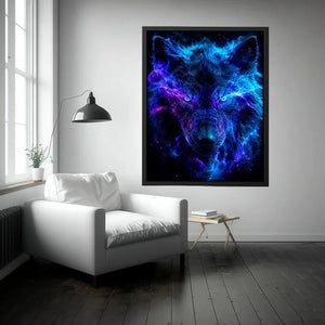 mystic wolf canvas art statement walls