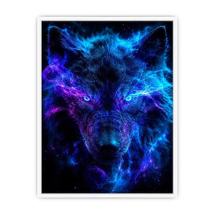 mystic wolf canvas art statement walls
