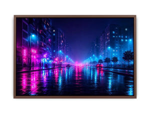 neon city wall decor urban interiors