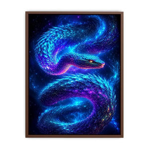 galaxy serpent modern canvas art