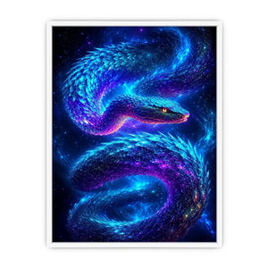 galaxy serpent modern canvas art
