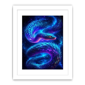 galaxy serpent modern canvas art