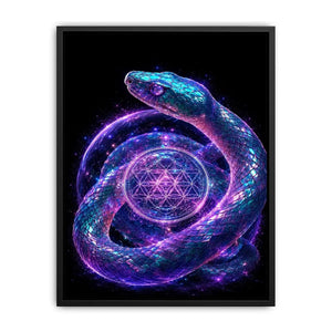 mystical snake canvas modern interior