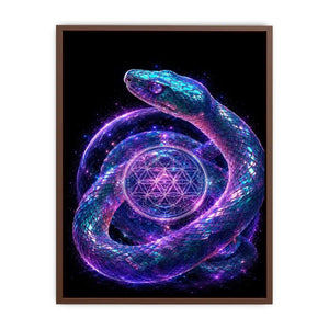 mystical snake canvas modern interior