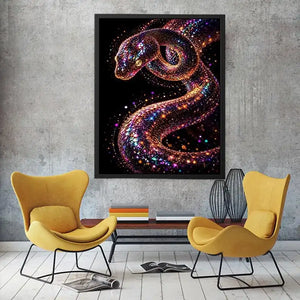 surreal snake canvas luxury interior