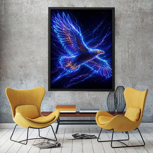 futuristic eagle canvas modern interior