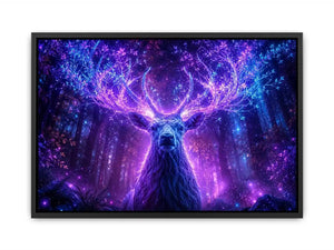 mystical deer canvas art modern living room