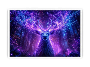 mystical deer canvas art modern living room