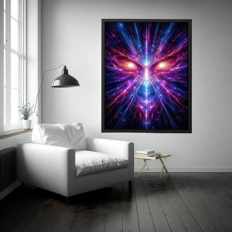 cosmic abstract canvas art modern luxury decor