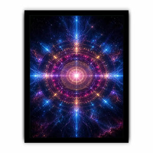 cosmic mandala canvas art modern meditation room