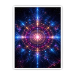 cosmic mandala canvas art modern meditation room
