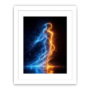 abstract figurative canvas art modern bedroom decor