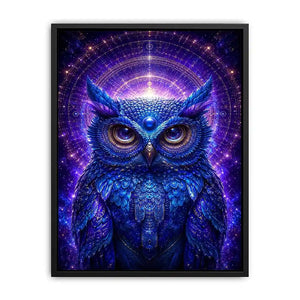 mystical owl canvas art modern luxury interiors