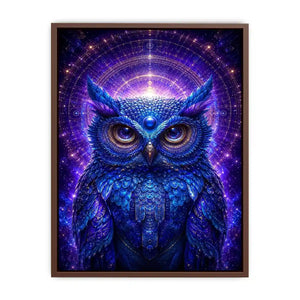 mystical owl canvas art modern luxury interiors