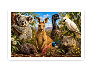 wild australia canvas art