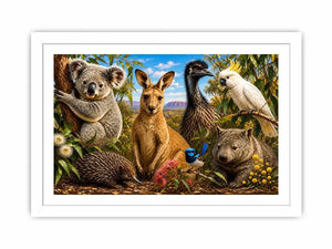 wild australia canvas art