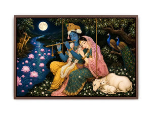 moonlit devotion canvas art
