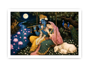 moonlit devotion canvas art