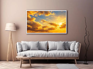 celestial clouds canvas art