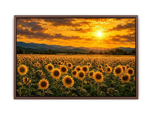 golden bloom valley canvas art