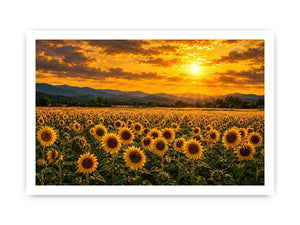 golden bloom valley canvas art
