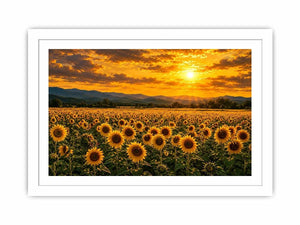 golden bloom valley canvas art
