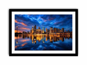 sydney skyline cityscape canvas print