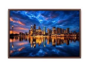 sydney skyline cityscape canvas print