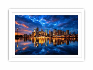 sydney skyline cityscape canvas print