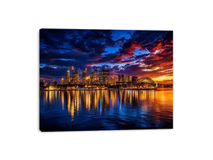sydney harbour skyline wall art