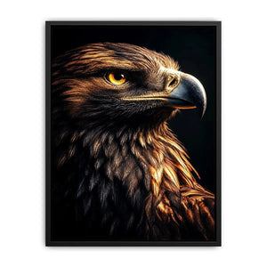 golden eagle canvas print office