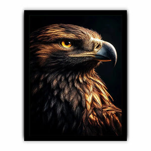 golden eagle canvas print office