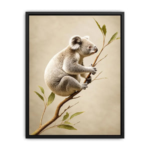 ivory koala canvas art nursery