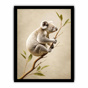 ivory koala canvas art nursery