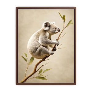 ivory koala canvas art nursery
