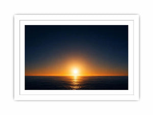 dark ocean sunset canvas art