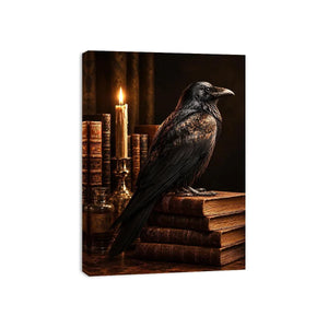 raven library wall art home office