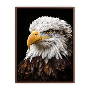 bald eagle office canvas art