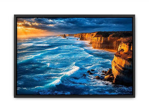 coastal ocean living room canvas art