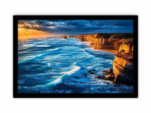 coastal ocean living room canvas art