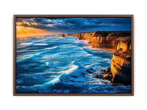 coastal ocean living room canvas art