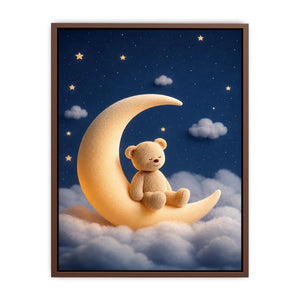 teddy bear moon canvas